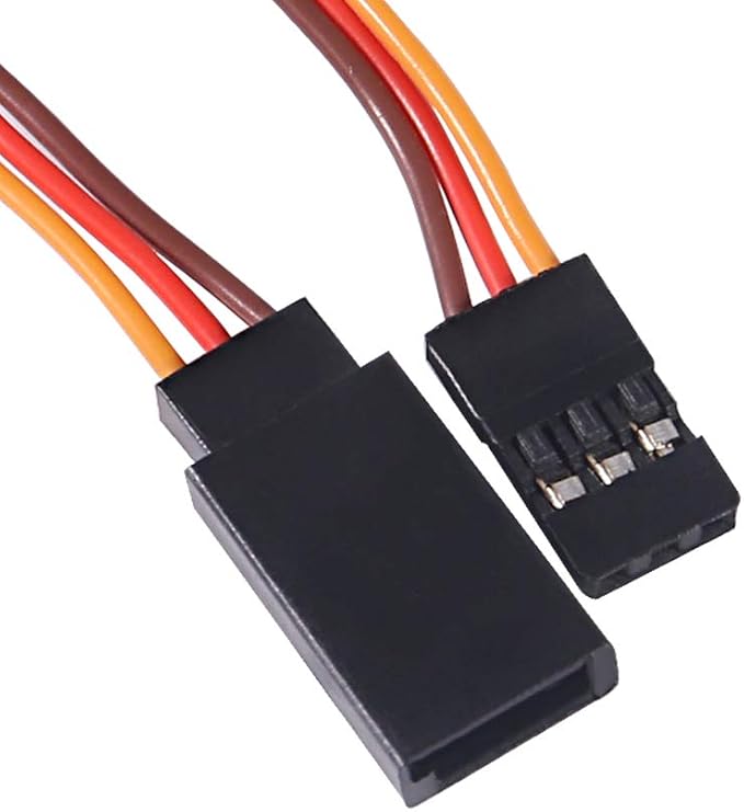 ALAMSCN 3-Pin Servo Extension Cables, 30 cm, 10-Pack