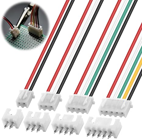 ALAMSCN XH-Style Connector Cable Kit, 2-5 Pin, 30 Pairs