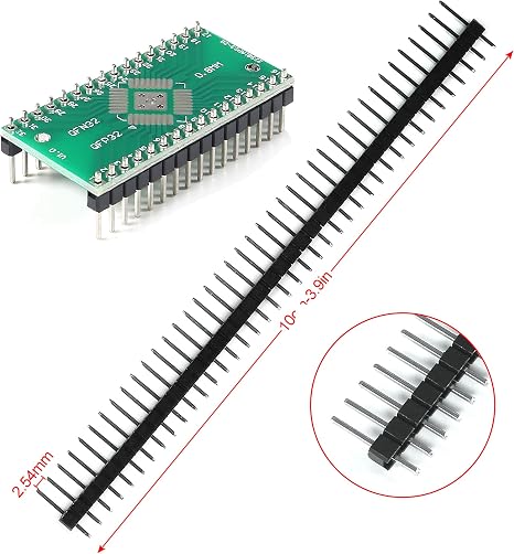 ALAMSCN SMD-to-DIP Adapter Kit, 51 Boards and 40 Header Strips