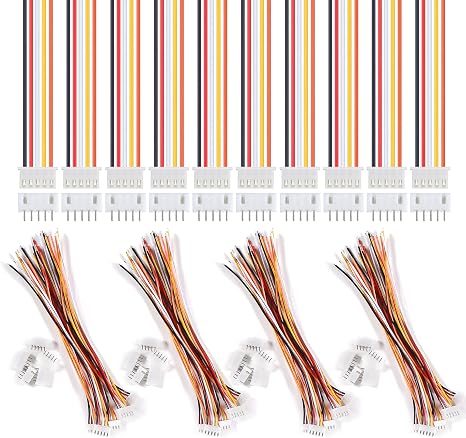 ALAMSCN XH-Style 5-Pin Connector Cable Kit, 20 Pairs